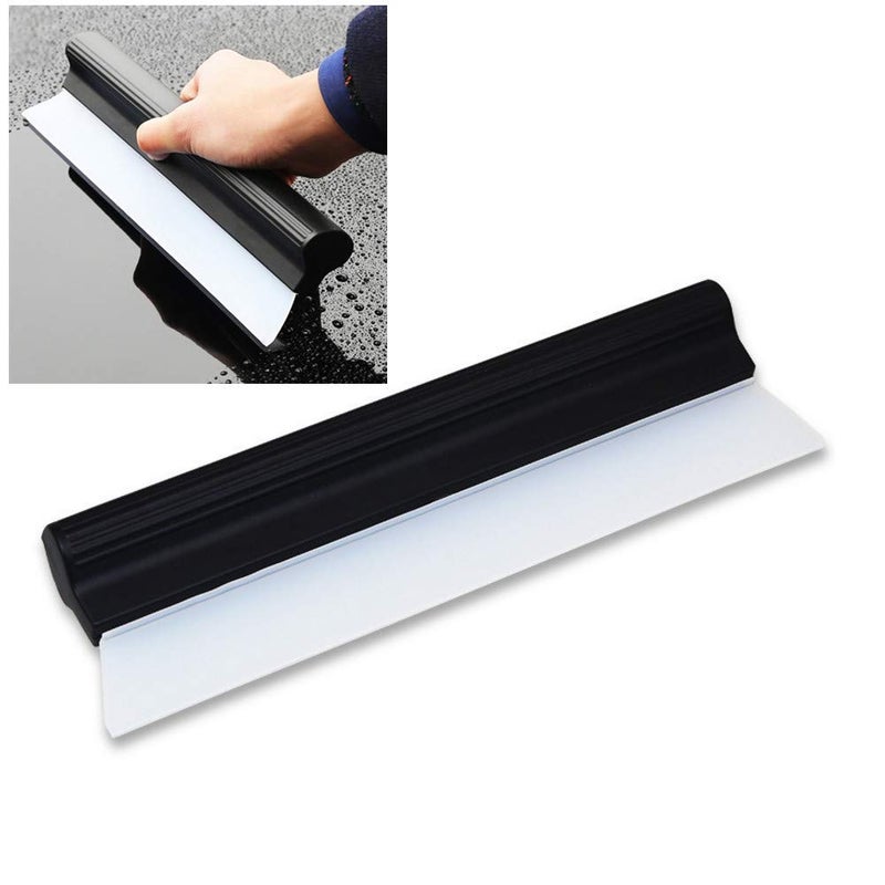 EatingBiting 10.5" Professional Automotive Squeegee Silicone Water Blade Car & Home Use Quick Dry Window Shower Glass Squeegee Dual Silicon Blades, T-bar Cleaning Water Squeegee Blades for Cars, Truck - Image 1